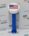 Custom printed Pez hockey puck with US flag