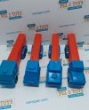 Truck D Set of 4 Blue Cab Red stem